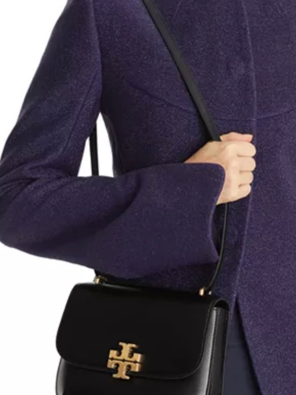 Tory Burch Eleanor Slim Saddlebag - Picture 4 of 4